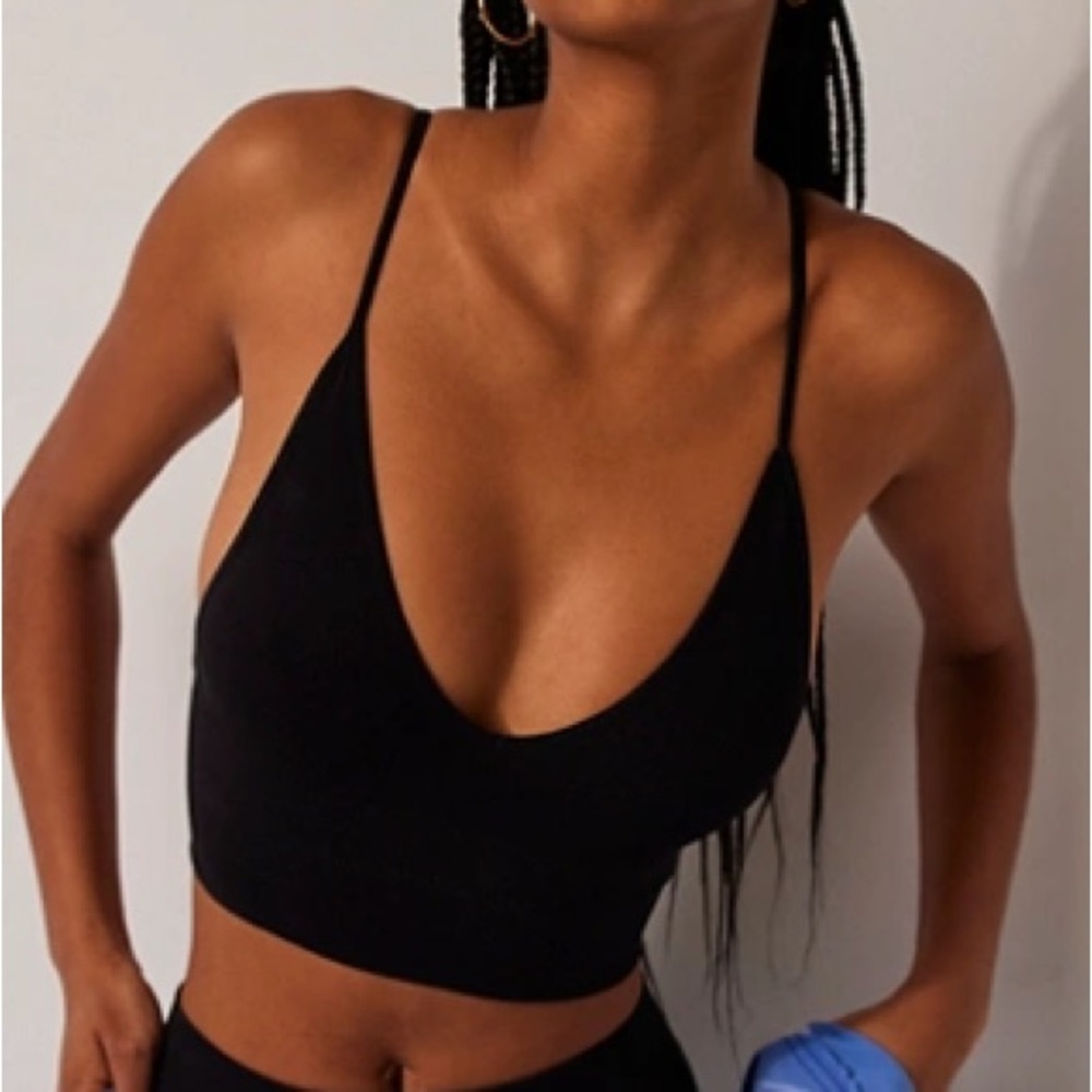 Black Women's Spaghetti Strap Top